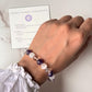 Heal My Crown Chakra (Sahasrara) 8mm Natural Crystal Bracelet