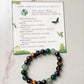 I Am Like Earth Element - Personal &Financial Growth 8mm Natural Crystal Bracelet