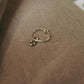 Tribal Rawa Charm 925 Sterling Silver Pierced Nose Ring