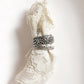 Thin, Thick Vintage Motif Stack Set Couple 925 Sterling Silver Ring