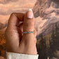 Thin, Thick Vintage Motif Stack Set Couple 925 Sterling Silver Ring