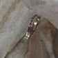 Bohemian Handcrafted Etched Leaf & Vine Pattern Adjustable 925 Sterling Silver Kada/ Cuff
