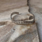 Bohemian Handcrafted Etched Leaf & Vine Pattern Adjustable 925 Sterling Silver Kada/ Cuff