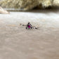 Pink Rawa Nose / Helix 925 Sterling Silver Clip On
