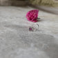 Tribal Rawa Pink Cz Stone Wired Back 925 Sterling Silver Nose pin