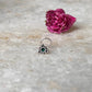 Tribal Rawa Green Cz Stone Wired Back 925 Sterling Silver Nose pin