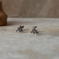 Rawa White Cz Stone Studs 925 Sterling Silver Earrings