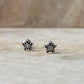 Star White Cz Stone Studs 925 Sterling Silver Earrings