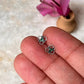 Flower Green Cz Stone Studs 925 Sterling Silver Earrings