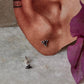 Elegant rawa pink CZ stone stud earrings in sterling silver