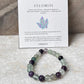Fluorite Natural Crystal Bracelet 8MM