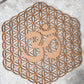 Wooden Om / Aum For Decor