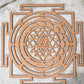 Wooden Shree Yantra For Decor