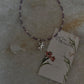 Amethyst & Fresh Water Rice Pearl Natural Crystal With Cherub Angel Charm 925 Sterling Silver Choker Necklace