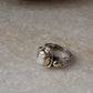 Baroque Pearl Rustic Fusion Handcrafted 925 Sterling Silver Ring