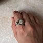 Baroque Pearl Rustic Fusion Handcrafted 925 Sterling Silver Ring