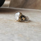 Baroque Pearl Rustic Fusion Handcrafted 925 Sterling Silver Ring