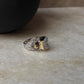 Baroque Pearl Rustic Fusion Handcrafted 925 Sterling Silver Ring