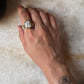 Baroque Pearl Rustic Fusion Handcrafted 925 Sterling Silver Ring
