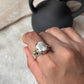 Baroque Pearl Rustic Fusion Handcrafted 925 Sterling Silver Ring