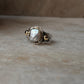 Baroque Pearl Rustic Fusion Handcrafted 925 Sterling Silver Ring