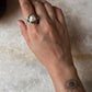 Baroque Pearl Rustic Fusion Handcrafted 925 Sterling Silver Ring