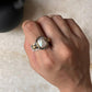 Baroque Pearl Rustic Fusion Handcrafted 925 Sterling Silver Ring