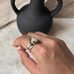 Baroque Pearl Rustic Fusion Handcrafted 925 Sterling Silver Ring