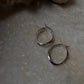 Chunky Italian U Statement 925 Sterling Silver Hoops
