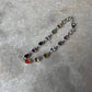 925 Sterling Silver Bracelet with Seven Chakra Oval Stones  