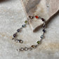 Oval Chakra Stone Bracelet in Sterling Silver