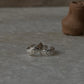 Sterling Silver V Pattern Clip-On Helix Ear Cuff  
