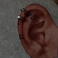 925 Silver Helix Ear Cuff with V Engraving Design  
