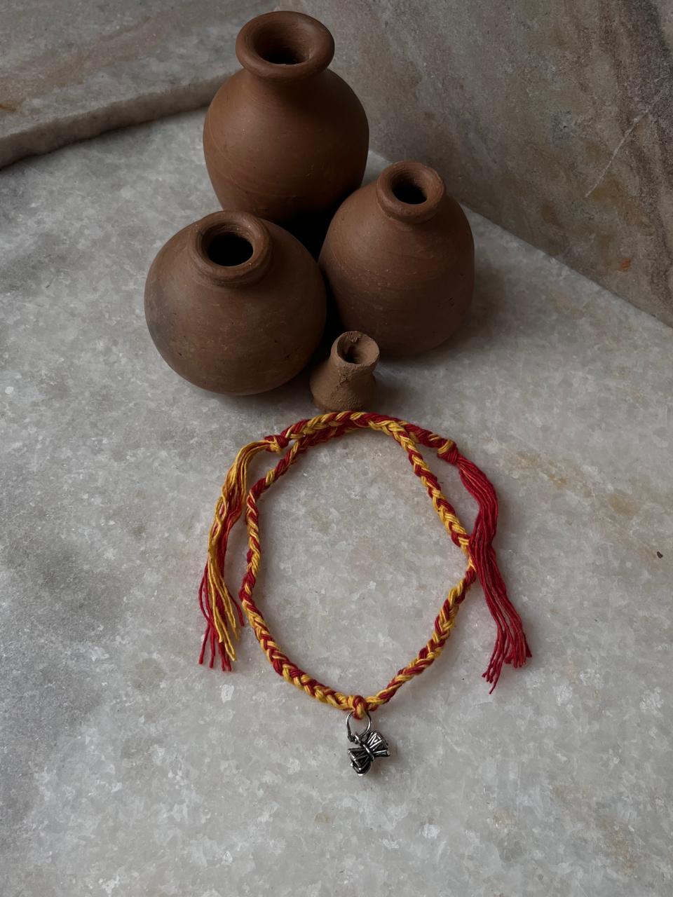 925 Silver Shiv Damru Rakhi – Reusable & Elegant  