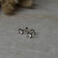 Minimalist 4mm Round CZ Stud Earrings in Silver  