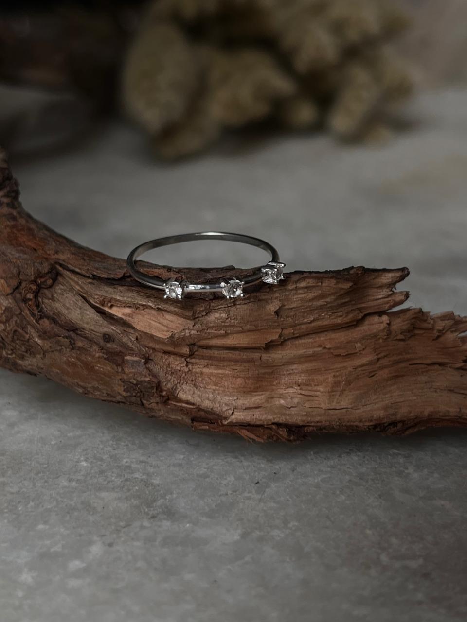 White Topaz Golden Hour 925 Sterling Silver Ring