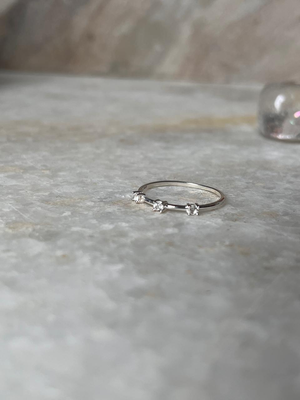 White Topaz Golden Hour 925 Sterling Silver Ring