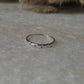 White Topaz Eclipse Band 925 Sterling Silver Ring
