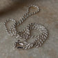 Classic twisted rope silver chain for daily wear  
