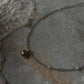 Elegant pearl and aquamarine sterling silver choker