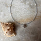 Handcrafted aquamarine and pearl 925 silver necklace  