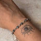 Antique Roses 925 Sterling Silver Bracelet