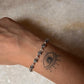 Antique Roses 925 Sterling Silver Bracelet