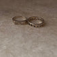 Sunshine/ Sun Engraved Signet & Moon Phases 925 Sterling Silver Stack Set Ring