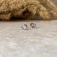 Everyday Wear Round 6mm CZ 925 Silver Stud Earrings  