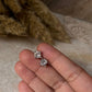 Minimal Round CZ 7mm 925 Silver Stud Earrings  