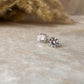 Timeless Round CZ 7mm Sterling Silver Stud Earrings  