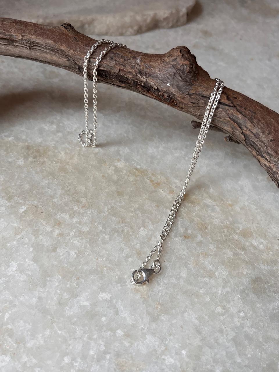 Unisex cable chain in 925 sterling silver  