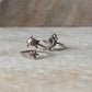 Handcrafted 925 Silver Stackable Rings with Tortoise, Starfish, and Seahorse