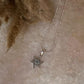 Sterling Silver Blue Topaz Sun Celtic Knot Necklace